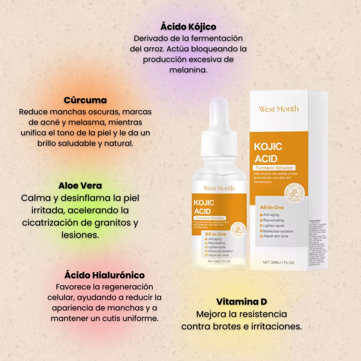 KURMI - Sérum Corrector de Manchas